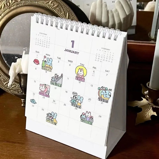 1/5 Pcs Graffiti Little Mouse 2 100 Days Challenge Korean Ins Cartoon Handbag Stickers Guben Material Stickers