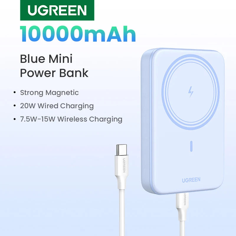 UGREEN Magnetic Power Bank 10000mAh Qi2 15W