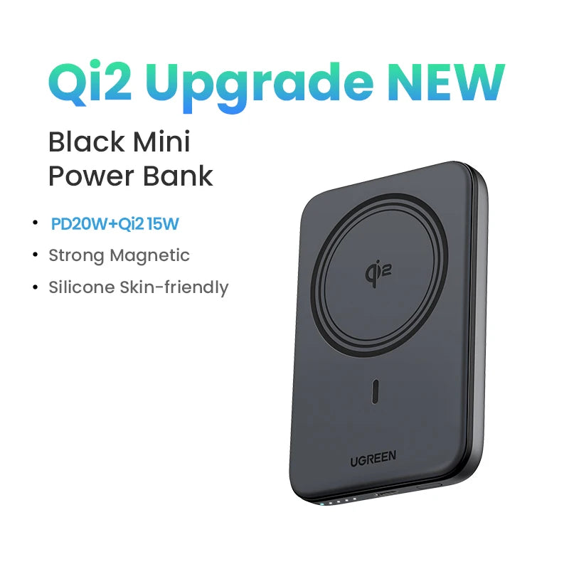 UGREEN Magnetic Power Bank 10000mAh Qi2 15W