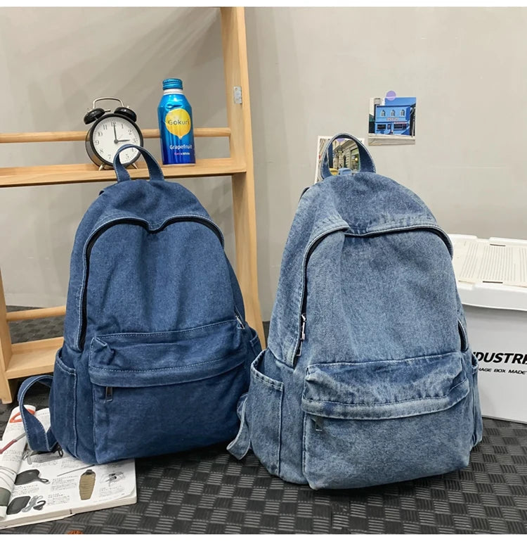 Trendy Casual ex Bapa 2024 New Sle INS Quali Forest System Girl Bapa Student Bookbag Soft Canvas Large Size