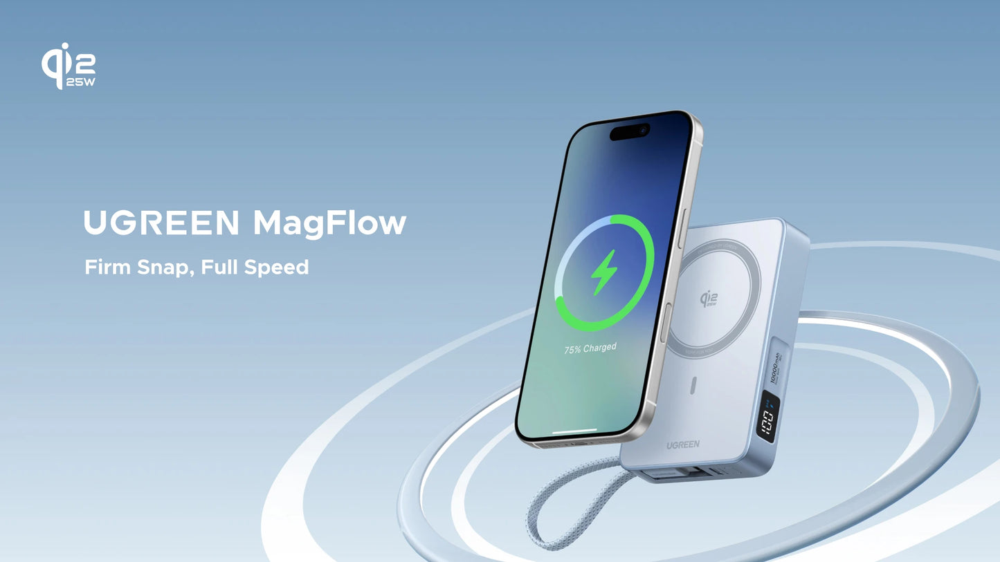 UGREEN PD20W Power Bank Magnetic 10000mAh Portable Wireless Fast Charging PowerBank for Magsafe for iPhone 17 15 Pro Max 16 Pro
