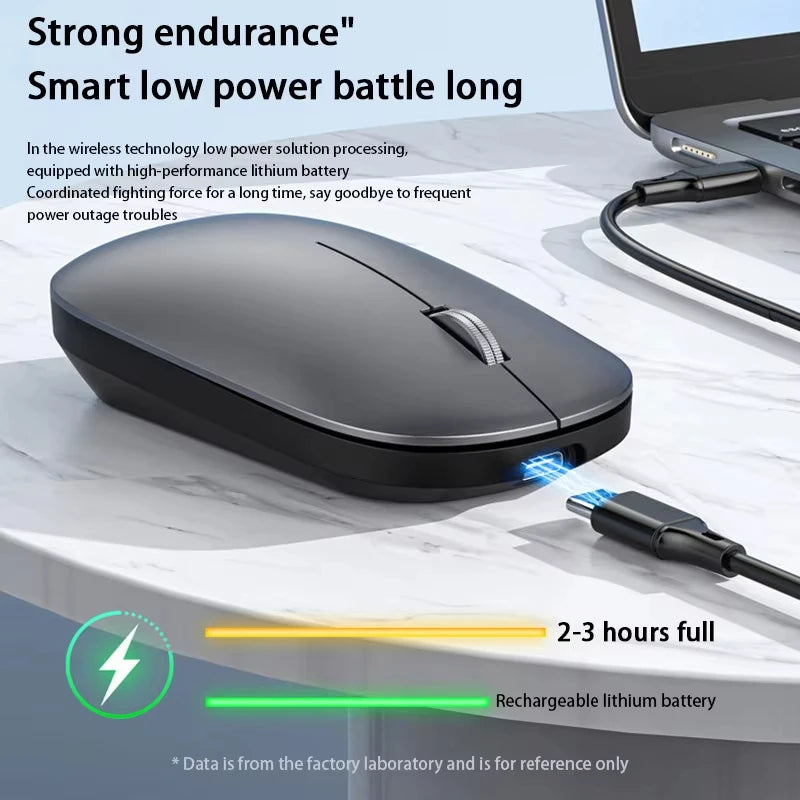 Bluetooth Wireless Mouse 2.4G Dual Mode DPI Adjustable Type-C Rechargeable Silent Ergonomic Portable Office Mouse 2026 ﻿
