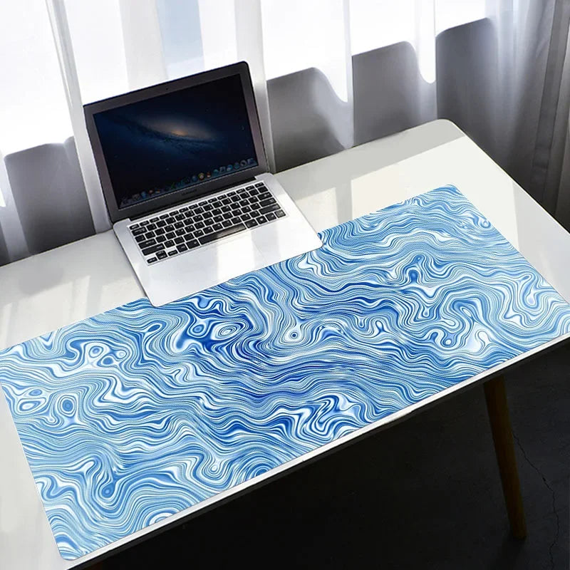 Strata Liquid Stains Black Mouse Pad 90x40 Topographic Big Mousepad Company Gamer Rug Deskmat Deskpad Personalized DropShipping